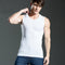 Img 1 - Men Cotton Tank Top Summer Undershirt Bra Plus Size Fitness Sporty Vest Sleeveless