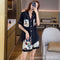 Pajamas Women Summer Silk Sexy Korean Thin Short Sleeve Two-Piece Sets Shorts Plus Size Loungewear Sleepwear