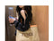 IMG 130 of Zipper Bare Shoulder Sweatshirt Women Long Sleeved insLoose Solid Colored Plus Size Outerwear