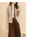 IMG 114 of Elegant Long Sleeved Uniform Suit Solid Colored Slim Look Blazer Women Outerwear