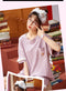 IMG 114 of Pajamas Women Summer Cotton Short Sleeve insPajamas Pants Sets Loose Plus Size Loungewear Sleepwear