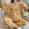 Streaming Popular Casual Pajamas Women Cardigan Sleeve Length Pants Europe Loungewear Sets Sleepwear