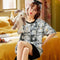 Pajamas Women Short Sleeve Cotton Summer Printed Loungewear Two-Piece Sets Design Sleepwear