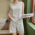 Img 1 - Sets Summer Ruffle Tank Top Short Pants Women Modal Cotton Loungewear