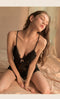 IMG 123 of Sexy Pajamas Women Summer Thin Padded Silk Bare Back Lace Strap Pyjamas Sleepwear