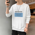 Img 1 - Men Long Sleeved T-Shirt Korean Minimalist Trendy Handsome Casual Loose All-Matching Outdoor Sweatshirt