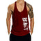 Muscle Fitness Loose Casual Sporty Tank Top Men Europe Trendy Breathable Sleeveless T-Shirt logo Tank Top