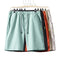 Img 5 - Men Solid Colored knee length Summer Shorts Beach Pants Hong Kong Plus Size Loose Cargo Trendy