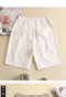 IMG 113 of Korean Shorts Women Summer Cotton Pants Loose High Waist Slim Look Plus Size Wide Leg Casual Bermuda Shorts
