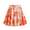 Img 8 - Women Dye Colourful Stretchable Flare Skirt Casual Mini Skirt
