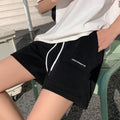 Img 1 - Gym Shorts Women Summer Loose Thin Outdoor High Waist Pants Jogging Wide Leg Casual Bermuda Shorts
