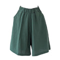 Img 7 - Bermuda Shorts Women Summer Solid Colored Casual Loose Plus Size Thin Wide Leg Pants