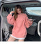 IMG 115 of Korean Plus Size Sweatshirt Women High Street Trendy Niche False Two-Piece Tops ins Outerwear