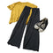 Img 5 - Loungewear Women Modal Two-Piece Sets Outdoor Loose Casual T-Shirt Wide Leg Pants Popular Color-Matching