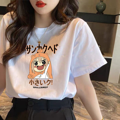 Summer Loose Short Sleeve Women T-Shirt Trendy Korean Student Girlfriends T-Shirt