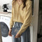 Sweater Women Loose All-Matching Lazy Cardigan French Tops Demure Outerwear