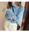IMG 172 of Korean Turtleneck Yarn Long Sleeved Sweater Women Thin Student Undershirt Tops Outerwear
