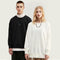 IMG 113 of Round-Neck Sweatshirt Women Solid Colored Long Sleeved Loose Thick Warm Couple Undershirt LOGO Outerwear