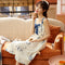 Img 7 - Slip Pajamas Women Summer Loungewear Thin Casual Korean Japanese Sweet Look