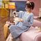 Cotton Pajamas Women Pyjamas Sleeve Length Adorable Doll Collar Princess Loose Plus Size Sleepwear