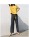 IMG 108 of Loungewear Women Modal Two-Piece Sets Outdoor Loose Casual T-Shirt Wide Leg Pants Popular Color-Matching Pants