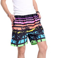 Img 5 - Summer Beach Pants Men Loose Coconut Trees Casual Bermuda Plus Size Quick-Drying Surfing Shorts