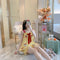 IMG 114 of Summer Pajamas Women Silk Korean Strap Cartoon Adorable Casual Loungewear Sets Sleepwear