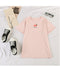 IMG 118 of Casual Short Sleeve tWomen Korean Women Tops Sweet Look Popular Loose T-Shirt