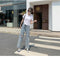 IMG 111 of Feminine Splitted Trendy Short Sleeve T-Shirt Women Summer Korean Loose Student Girlfriends Tops T-Shirt