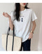 IMG 107 of Short Sleeve T-Shirt Women Summer White Undershirt Under Loose Cotton Half Sleeved Tops ins T-Shirt