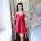 Pajamas Women Summer Thin Strap Pyjamas Sexy Silk Matching Elegant Matching Solid Colored Tank Top Sleepwear