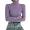 Img 6 - High Collar Sweater Women Solid Colored Slimming Slim-Look Long Sleeved Innerwear