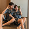 Couple Pajamas Silk Summer Short Sleeve Women Korean Sets Men Thin Plus Size Loose Loungewear Sleepwear