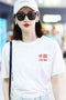 Img 7 - Trendy Celebrity Inspired Women Floral White Short Sleeve T-Shirt Couple Korean Loose All-Matching