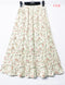 Img 8 - Europe Pleated Floral Skirt Chiffon Summer Skirt