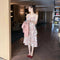 Img 3 - Petite Slim Look Floral Cami Dress Women Summer Ice Silk A-Line Korean Dress