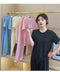 IMG 123 of Pajamas Women Summer Silk Short Sleeve Student isn Korean Thin Loose Plus Size Home Outdoor Sleepwear