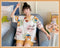 IMG 128 of Pajamas Women Summer Short Sleeve Korean Student Thin Plus Size Adorable Cartoon Outdoor Loungewear Sets Sleepwear