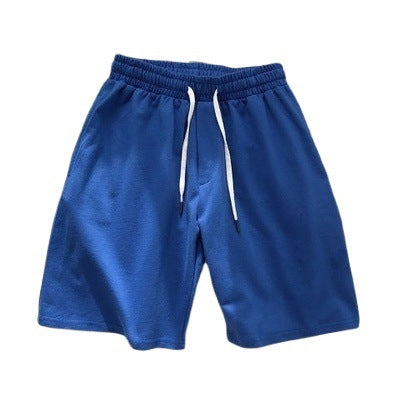 Img 5 - Running Shorts Men Summer Japanese Solid Colored Minimalist Thin Women Couple Loose Mid-Length Beach Pants