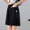 Img 6 - Cotton Blend Shorts Women Outdoor Bermuda Plus Size Thin Korean Casual Wide Leg Loose