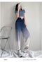 IMG 124 of Summer Gradient Trendy Jogger Ice Silk Drape Casual Pants Loose Thin Women Pants