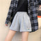 Img 4 - Shorts Women Summer Loose Korean High Waist Sporty Casual Pants Home Pajamas insknee length