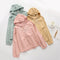 IMG 102 of Japanese College Adorable Hooded Lace Long Sleeved Jacket Baseball Jersey Women Outerwear