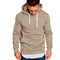 Europe Tops Thick Warm Hooded Solid Colored Sweatshirt Outerwear