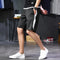 Img 3 - Summer Casual Sporty Men knee length Thin Loose Shorts Breathable Jogging Fitness Beach Pants