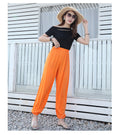 IMG 121 of Summer Women Lantern Pants Cotton Adult Long Anti Mosquito Dance Yoga Pants