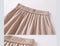 IMG 110 of Women Mid-Length Cotton Blend Shorts Summer Loose Straight Thin Casual High Waist Slim Look Wide Leg Shorts