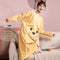 Cotton Pajamas Women Pyjamas Sleeve Length Adorable Doll Collar Princess Loose Plus Size Sleepwear