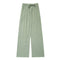 Img 5 - Ice Silk Wide Leg Pants Women High Waist Drape Summer Thin Straight Loose Slim Look Baggy