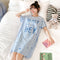 Pajamas Women Summer Thin Cotton Pyjamas Korean Sweet Look Adorable Student Casual Home Plus Size Loungewear Sleepwear